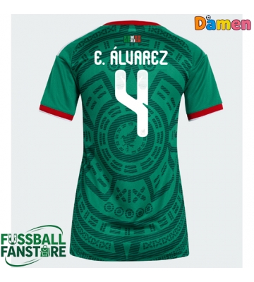 Mexiko Edson Alvarez #4 Replik Heimtrikot Damen WM 2026 Kurzarm